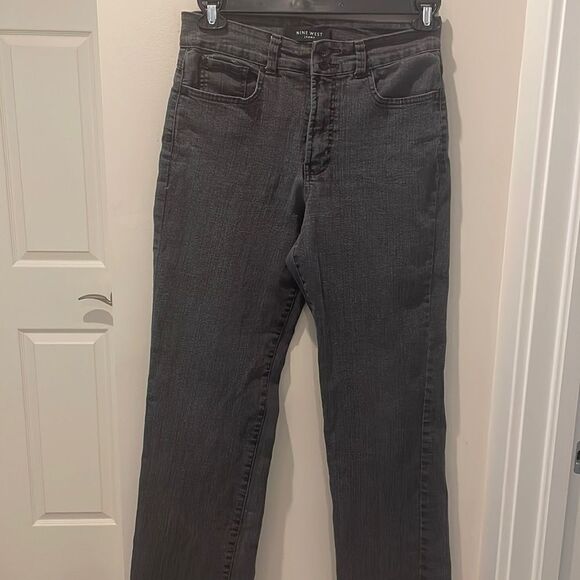 Nine West Court  Street Bootcut black/gray size 8/28 - Picture 1 of 9